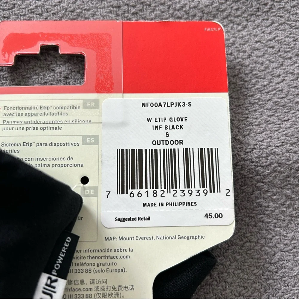 The North Face Women's Etip Recycled Gloves Black Small NWT Winter Ski Outdoor